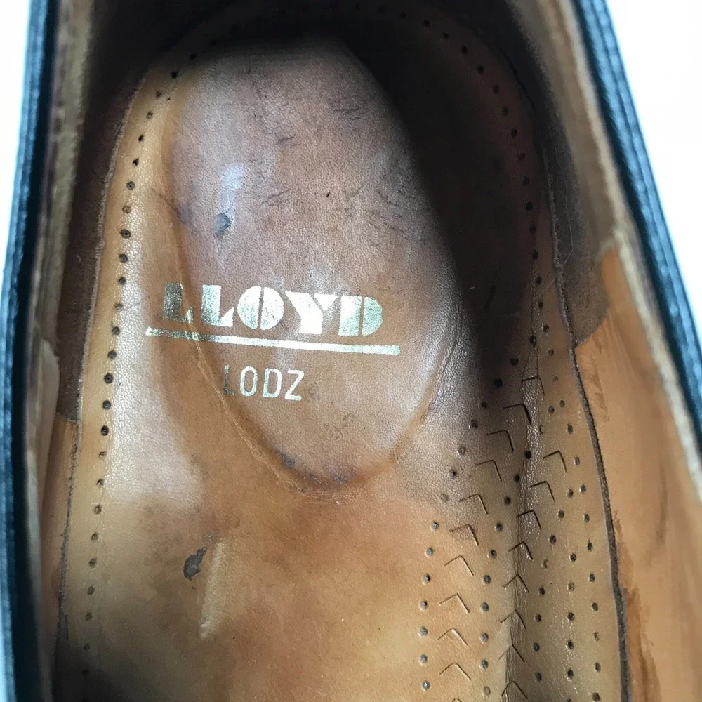 Lloyd Lodz Mens US 11 Brown Leather Oxford Dress Shoes‎ Lace Up Made in Germany